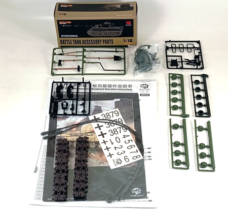 Czołg Zdalnie Sterowany German Panther Type G 1:16 RTR 2,4Ghz Model RC | 3879-1B HENG LONG