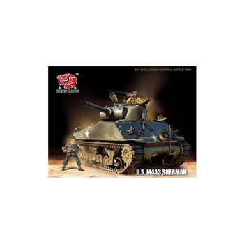 U.S. M4A3 SHERMAN PRO STEEL 1:16 - V7.0 | 3898-1USP-2,4 HENG LONG