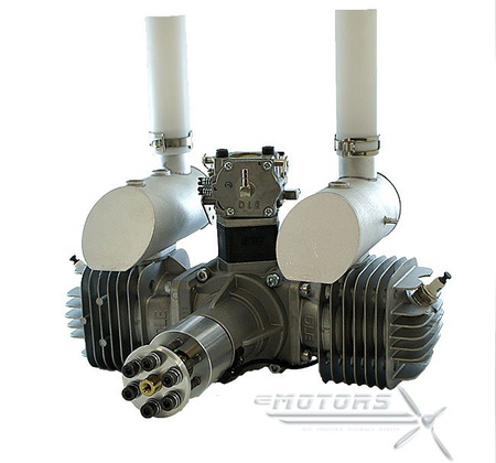 Silnik Spalinowy Benzynowy Dwucylindrowy DLE111-FB 111,2ccm | SP033 DLE