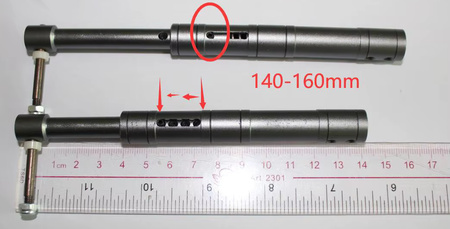 Golenie Podwozia CNC Przód 140-160mm 3-6kg 2szt. | CAR/15091/000
