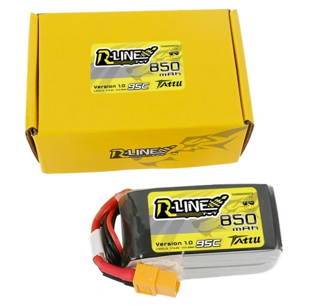 Akumulator LiPo 850mAh 14,8V 95C 4S1P XT60 R-Line | TAA8504S95XT6 TATTU