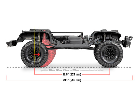 NOWY! TRX-4 Land Rover Defender Bezspinkowy Clipless Body 1/10 (piaskowy) | 82256-4 TRAXXAS