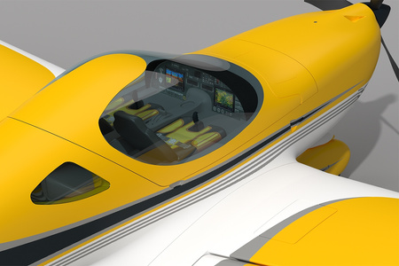 Bristell B23 1600mm ARF (żółty) | KAV02.8079 KAVAN