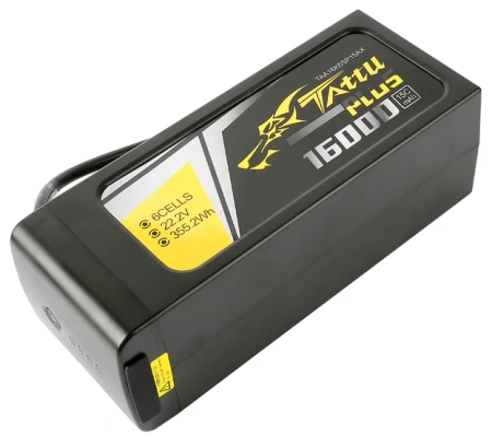 Akumulator LiPo 16000mAh 22,2V 15C 6S1P AS150+XT150 Plus | TAA16K6SP15AX TATTU