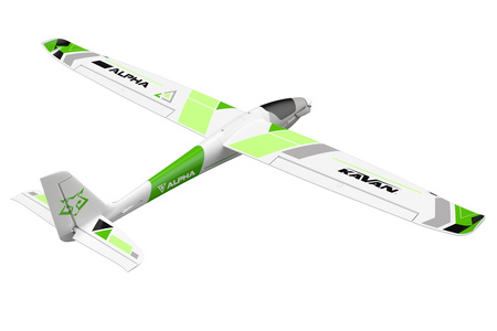 Motoszybowiec Kavan Alpha 1500 V2 ARF 1492mm Zielony | KAV02.8075V2