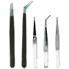 Pęsety Modelarskie Precyzyjne Metalowe 5szt. 11,5-15cm | VERGIONIC