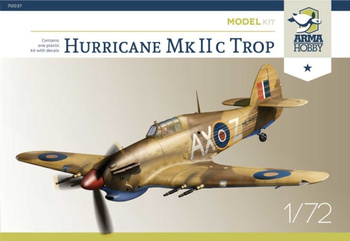 Hurricane Mk IIc Trop Model Kit | Arma Hobby 70037