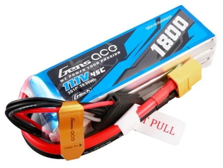Akumulator LiPo 1800mAh 11,1V 45C 3S1P XT60 G-Tech | GEA183S45X6GT GENS ACE