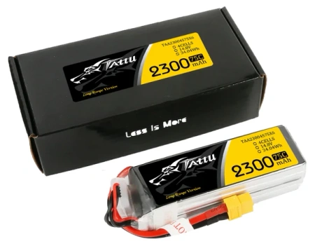 Akumulator LiPo 2300mAh 14,8V 75C 4S1P XT60 | TAA23004S75X6 TATTU