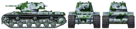 Russian Heavy Tank KV-1 1:48 | Tamiya 32535