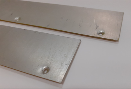 Płaskownik ALUMINIOWY TWARDY 0,5x50x800 mm