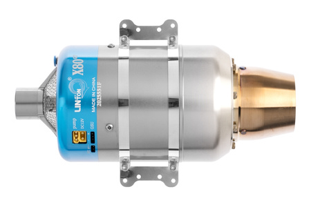 Turbina Linton X80GT 85–90N LiPo 3S Engine Gas Turbine | LTX80GT