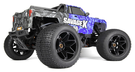 HPI Racing Savage X 1:8 4.6 Nitro GT-6 2,4GHz RTR Niebieski Spalinowy Samochód Zdalnie Sterowany Model RC | HPI160585