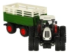 Traktor RC Zdalnie Sterowany Ciągnik Rolniczy z Przyczepą 1:24 2,4GHz Zabawka Farma