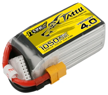 Akumulator LiPo 1050mAh 22,2V 130C 6S1P XT60 R-Line Version 4.0 | TAA10506S13X6 TATTU