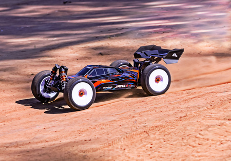 Traxxas Jato 4x4 VXL-4S 1/8 Brushless Pomarańczowy Samochód Zdalnie Sterowany Model RC | 90386-4