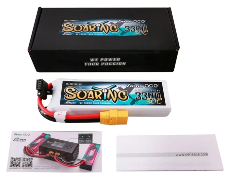 Akumulator LiPo 3300mAh 11,1V 30C 3S1P XT90 G-Tech Soaring | GEA333S30X9GT GENS ACE