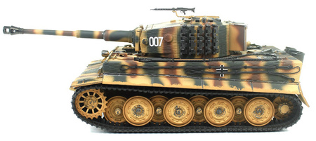German Tiger 1 Late RTR 2,4Ghz 1/24 Czołg Zdalnie Sterowany Heng Long IR Dźwięk Painted Camo | 3841-11-L-C TAIGEN