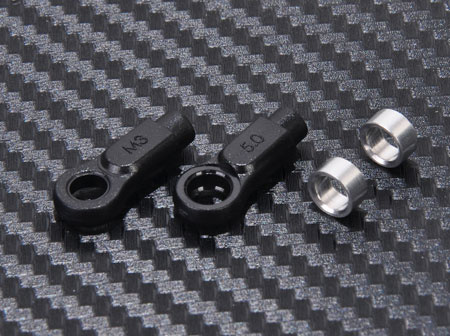 Snap kulowy M3x5mm (2 szt.) z tulejkami - HPET014 Xtreme