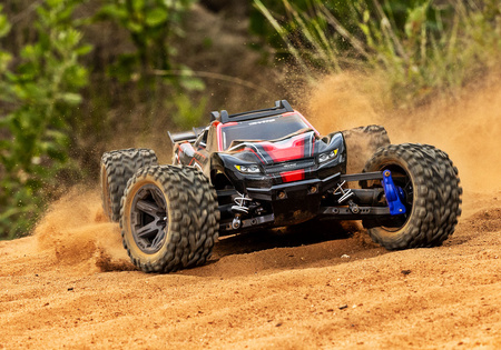 Traxxas Rustler 4X4 BL-2S 1:10 4WD Czerwony Samochód Zdalnie Sterowany Model RC | 67164-4-RED