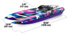Traxxas DCB M41 Widebody Katamaran Motorówka Zdalnie Sterowana Model RC Zielona 1/10 | 57046-4 TRAXXAS