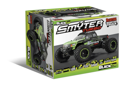 BlackZon Smyter MT Turbo Bezszczotkowy Monster Truck 1:12 (zielony) | 540230 HPI