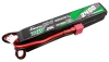 Gens ace 25C 2400mAh 2S2P 7.4V Saddle Airsoft Gun Lipo Battery with Mini Deans(T) Plug