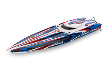 Spartan SR Motorówka Łódź Zdalnie Sterowana Czerwona | 103076-4 TRAXXAS