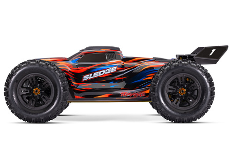 Traxxas Sledge 6S 4X4 1:8 Pomarańczowy Samochód Zdalnie Sterowany Model RC | 95096-4-ORNG