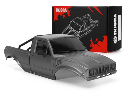Karoseria Pickup Crawler Hard Body Twarda 1/24 Szara | KAR000362 INJORA