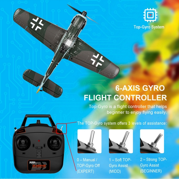 Mini Focke-Wulf FW190 450 RTF 402mm | TOP105B02 TOP RC HOBBY pol_pl_Mini-Focke-Wulf-FW190-450-RTF-402mm-TOP105B02-TOP-RC-HOBBY-1016310_21