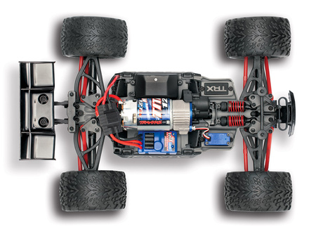 TRAXXAS E-REVO 1/16 Czerwono-niebieski | 71054-8-RBLU