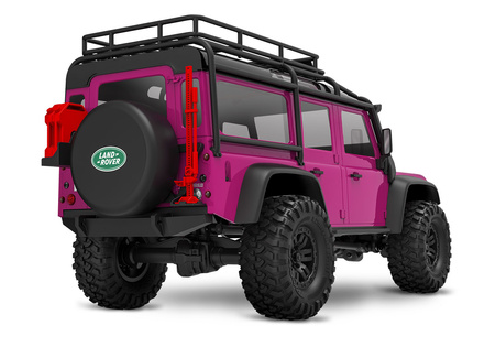 Traxxas TRX-4M Land Rover Defender 1/18 4x4 Crawler RC Różowy Samochód Terenowy Zdalnie Sterowany | 97054-1-PINK