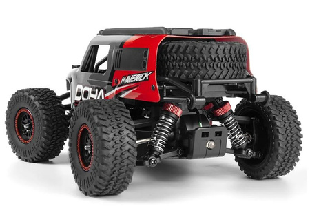 Maverick Doha 1/20 4WD Electric Truck Czerwony Samochód Zdalnie Sterowany Model RC | 150701