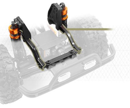 Venture18 FLUX 1985 Toyota Hilux SR5 Brushless 1/18 (czarny) | 160802 HPI