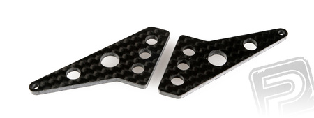 Dźwignia steru węglowa 35x24mm, wklejana  2szt. - Pelikan 6BI22592