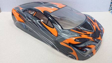 KAROSERIA 1:10 ON-ROAD black/orange - HSP 10030-2