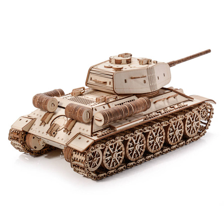 Little Story Drewniane Puzzle Model 3D Czołg T-34-85 World of Tanks 37x14,2x12cm | WOT02