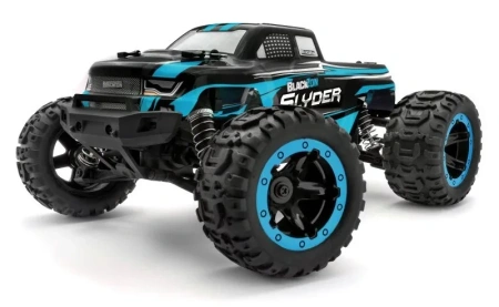 BlackZon Slyder MT Monster Truck 1/16 4WD Niebieski Samochód Zdalnie Sterowany Model RC | 540104