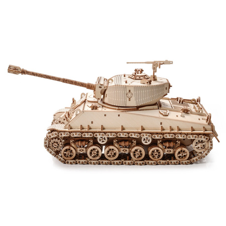 Little Story Drewniane Puzzle Model 3D Czołg M4A3E8 Sherman World of Tanks 34,4x14,2x15,5cm | WOT01
