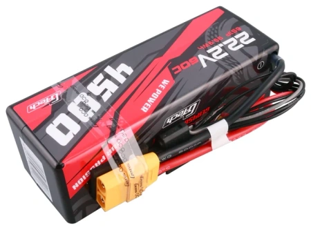 Gens ace G-Tech 4500mAh 6S1P 22.2V 60C HardCase RC car Lipo Battery 14#