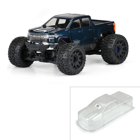 Karoseria 1:8 2021 Chevy Silverado 2500 HD Clear Body for E-REVO 2.0 & MAXX (przezroczysta) | PRO358200 PRO-LINE