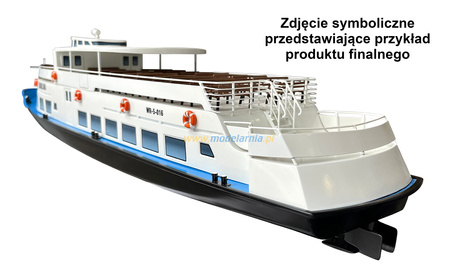 Statek Wycieczkowy Goplana 1/30 Podstawa Kadłuba z Włókna Szklanego 730mm