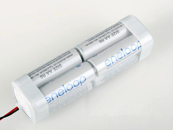 Pakiet 9,6V - 8 x AA Eneloop  2700mAh (Tuba)