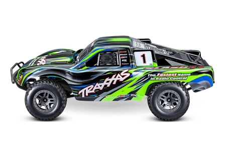 NOWY !  SLASH VXL 1:10 - bezszczotkowy BL-2s zielony -  68154-4G TRAXXAS