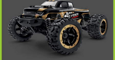 BlackZon Slyder MT Turbo 1/16 4WD 2S Brushless Monster Truck Złoty | 540212 HPI