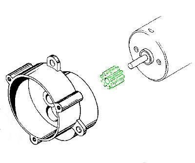 Zębatka silnika do SF280 - 10 zebów (MPJ8021)