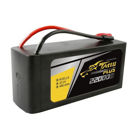 Tattu Plus 22000mAh 22,2V 25C 6S1P Lipo - GENS ACE & TATTU