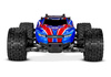 Traxxas Rustler 4X4 Brushless Bezszczotkowy 1:10 2,4GHz Czerwono-Niebieski Samochód Zdalnie Sterowany Model RC | 67464-4