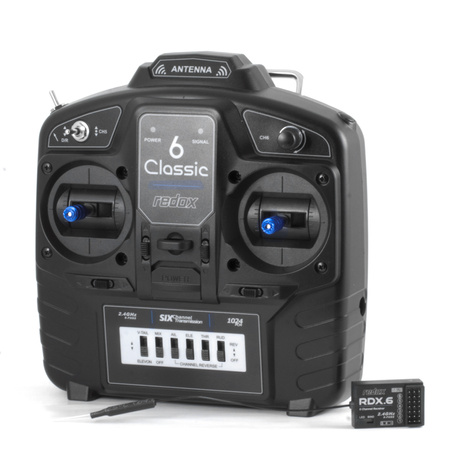 PIONEER EVO 1400MM (RTF) MODE 2- MOTOSZYBOWIEC CZERWONY